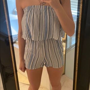 Strapless Romper